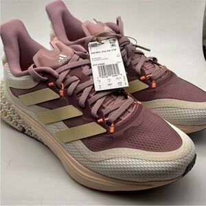 adidas Women's Sneakers in Pink and Cream
